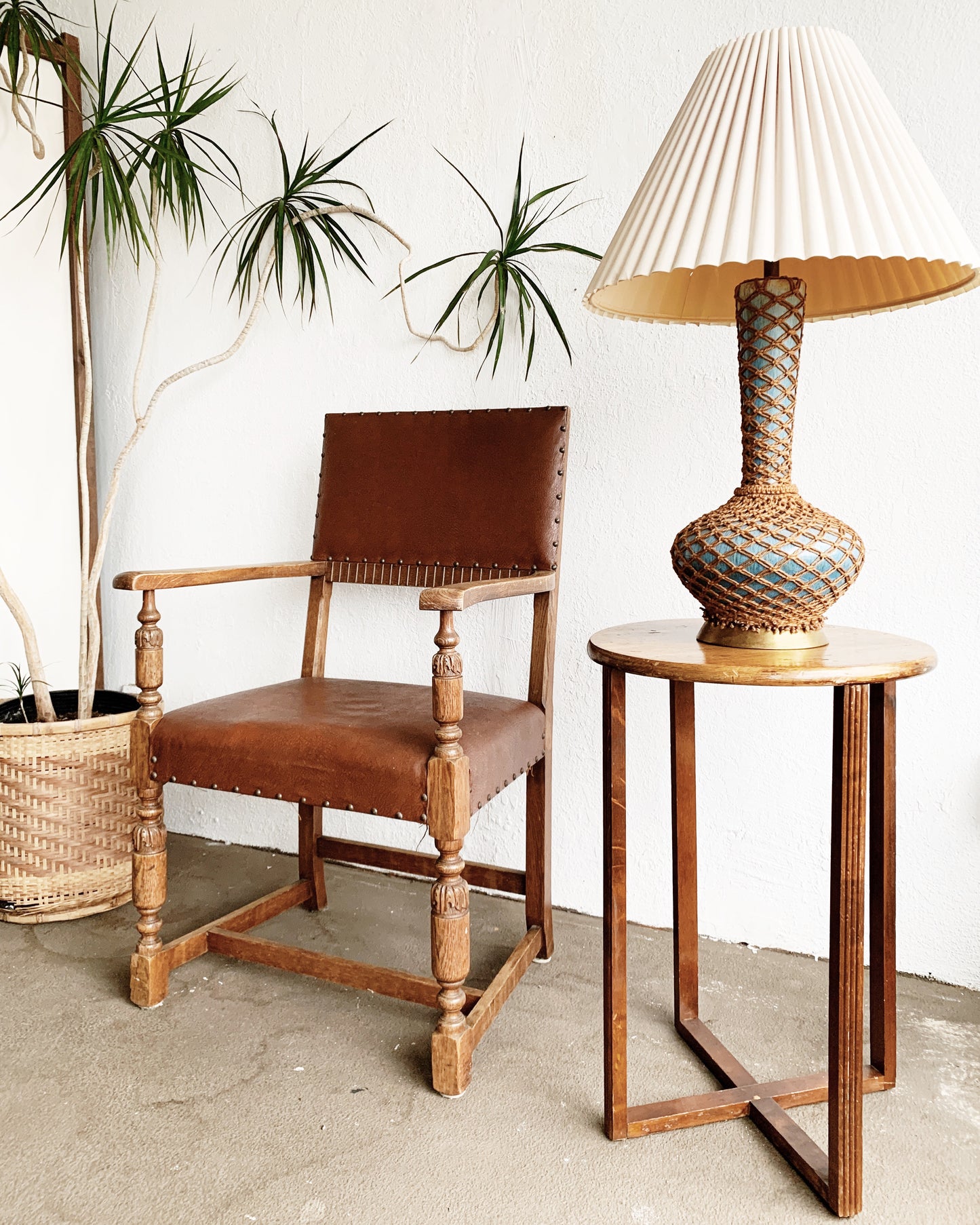 1940’s Wood Side Table