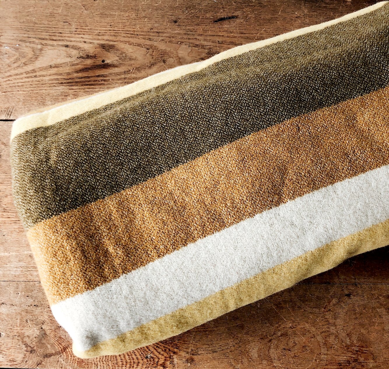 Vintage Striped Wool Blanket