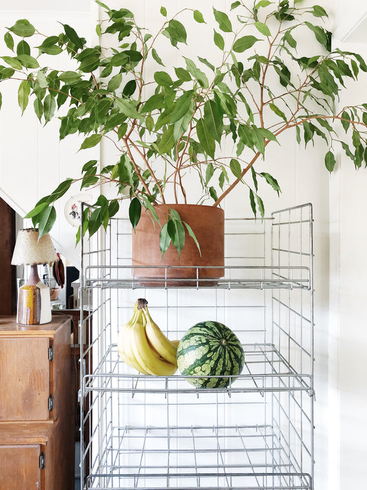 Vintage Collapsible Industrial Shelf