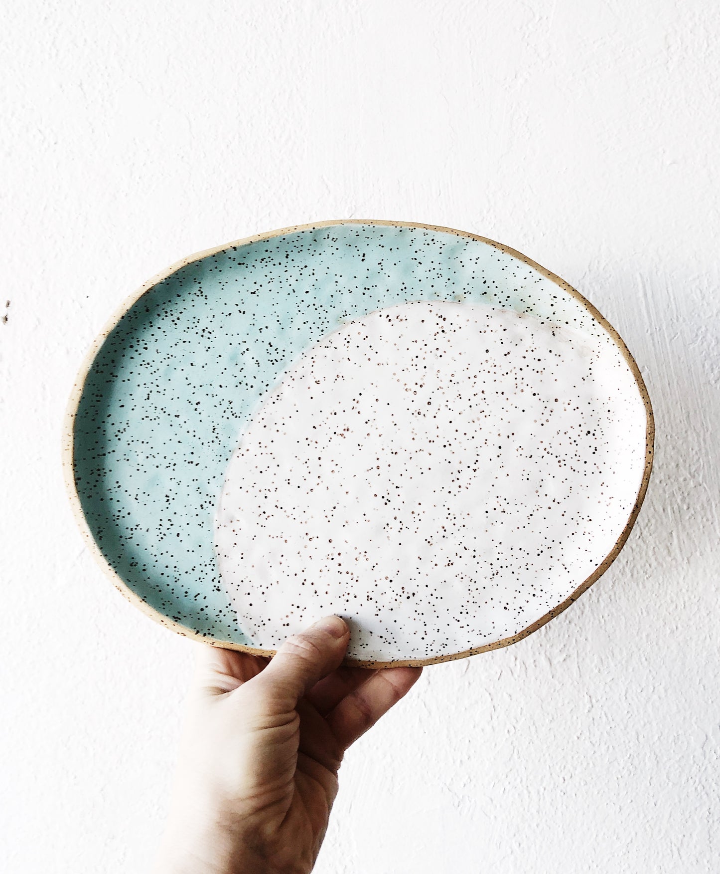 Handmade Freeform Ceramic Platter