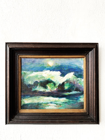 Vintage Moon Painting