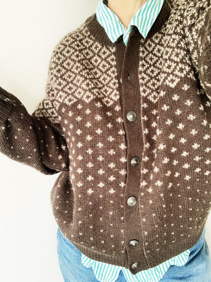 Vintage Columbia Wool Cardigan