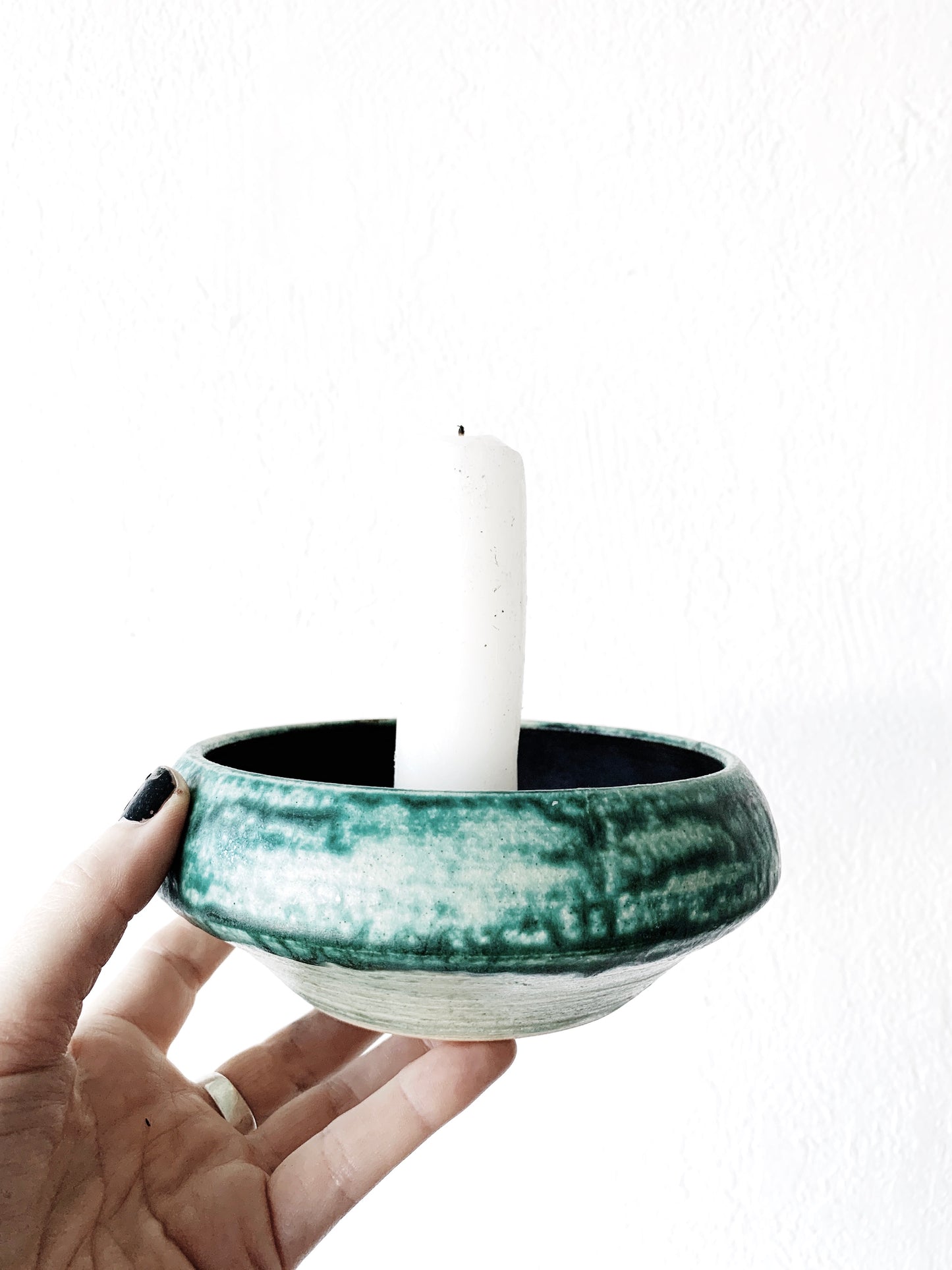 Handmade Pottery Candle Holder