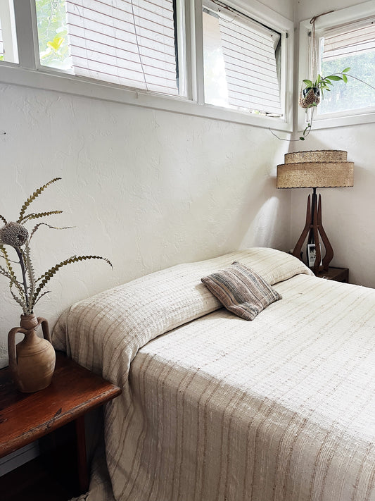 Vintage Indian Cotton Bedspread