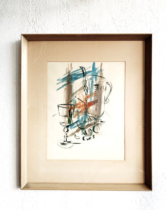 Large Mid Century Still Life Painting