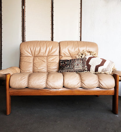 Vintage 1970s Ekornes Manhattan Loveseat or Chair