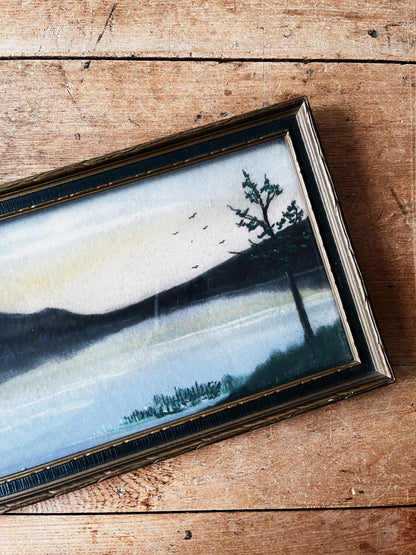 Antique Pastel Painting