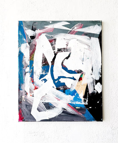 Abstract Original Mixed Media Painting