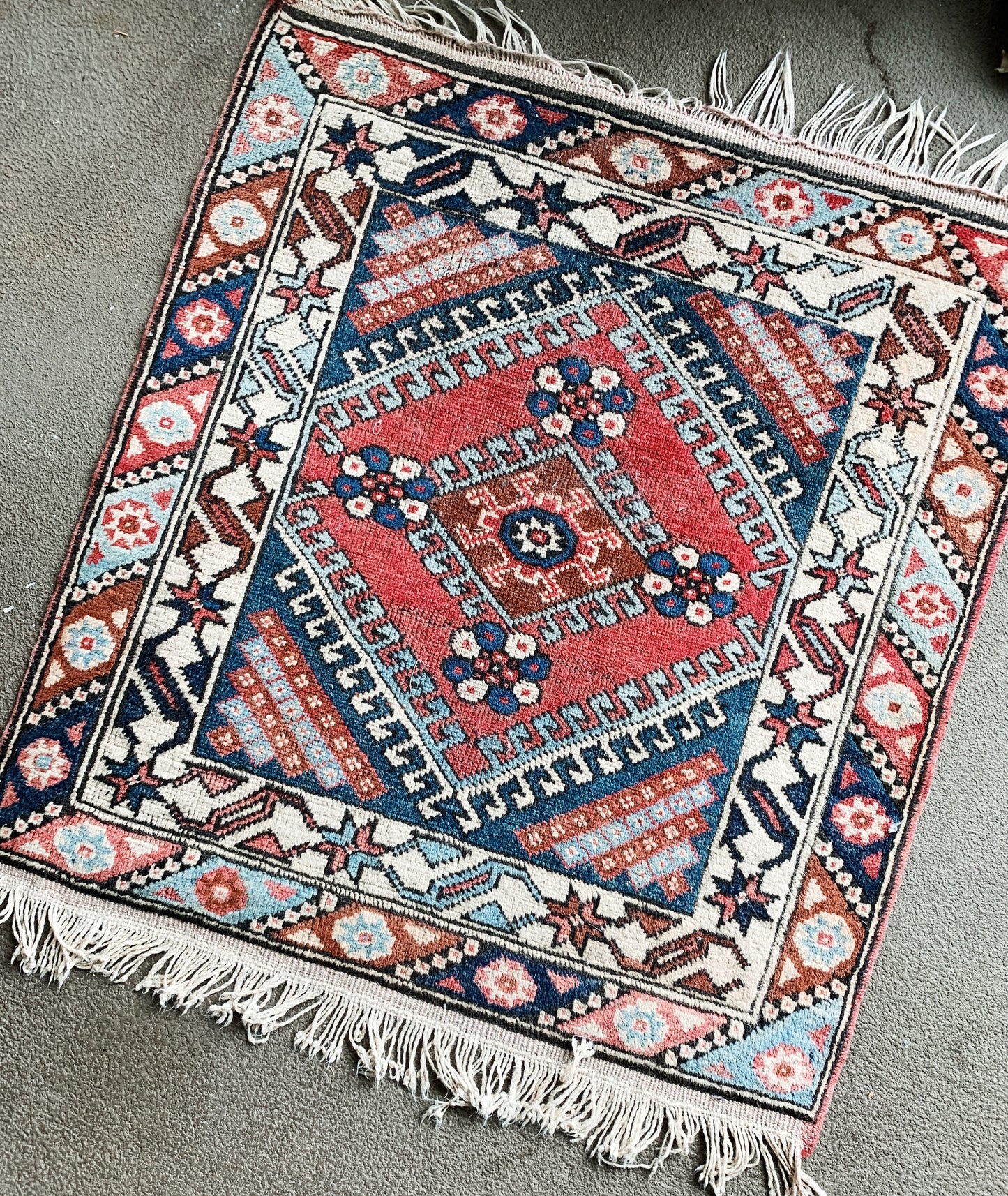 Vintage Square Wool Rug