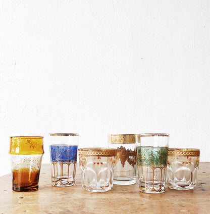 Vintage Parisian Handpainted Glasses