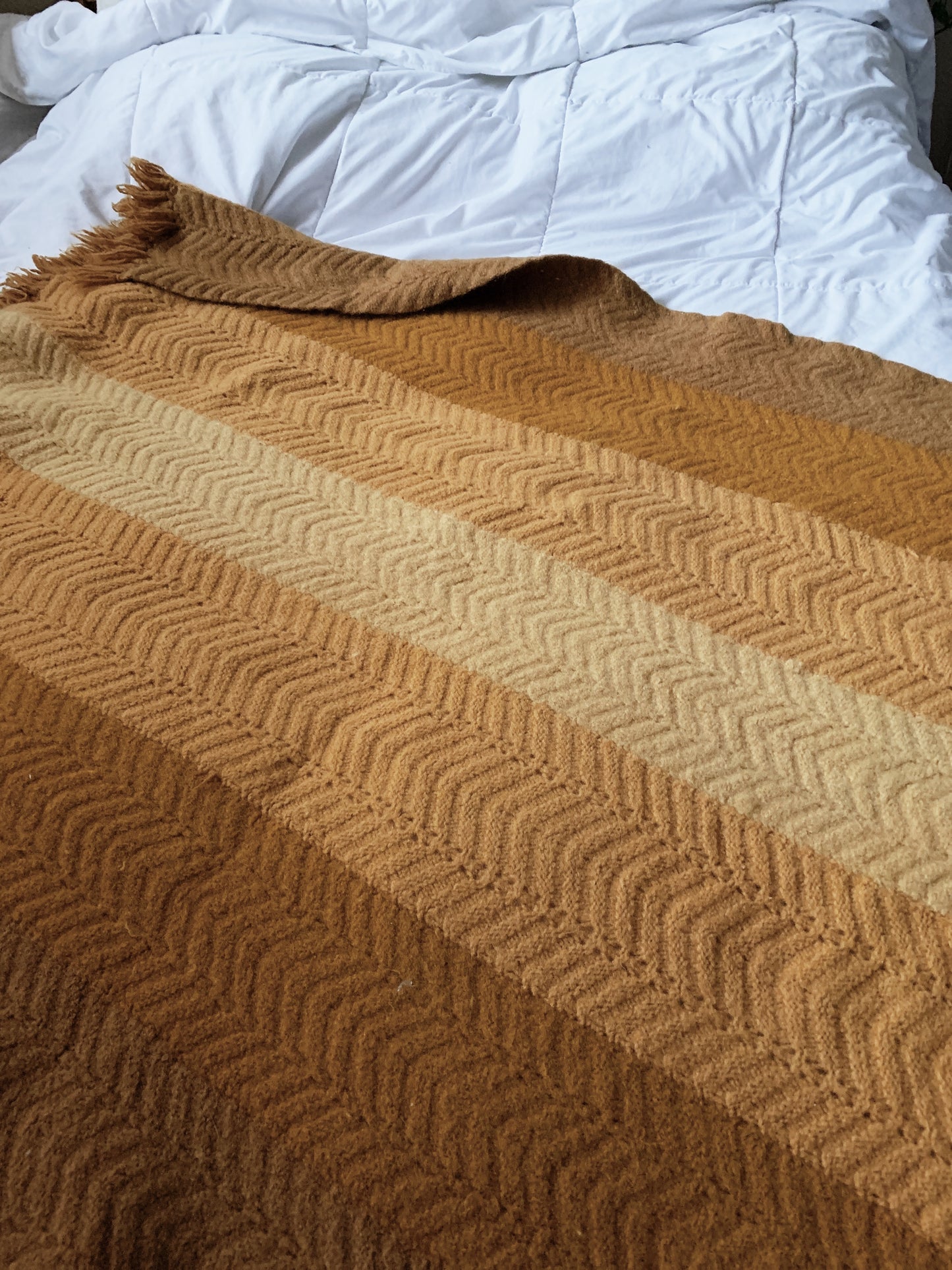 Vintage Wool Afghan