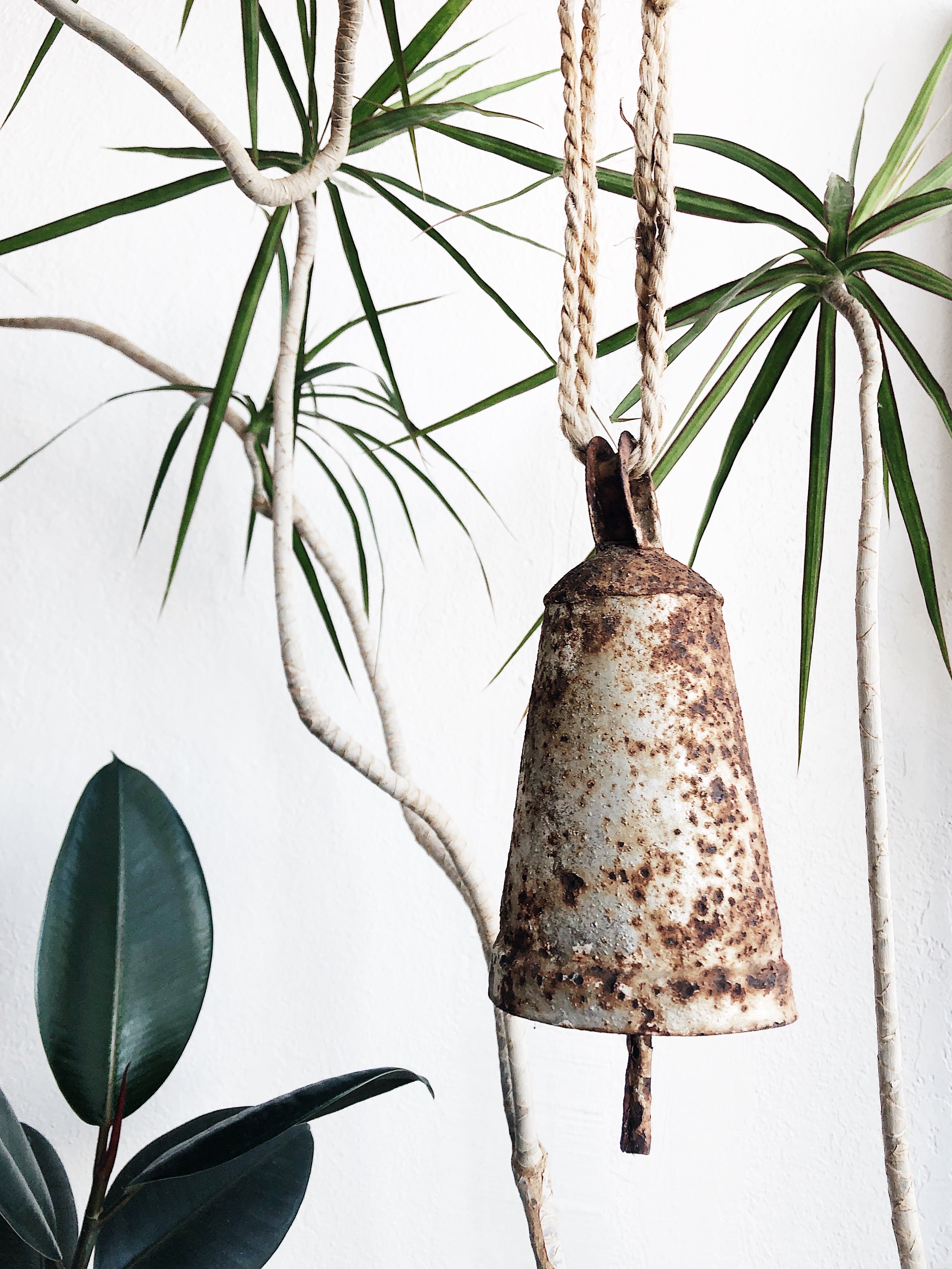 Large Vintage Metal Farm Bell