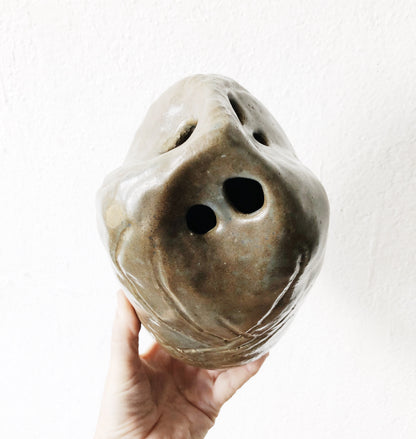 Handmade Brutalist Ikebana Vase