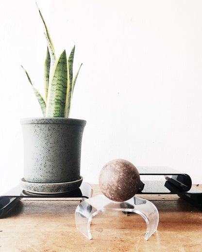 Vintage Clear Lucite Stand