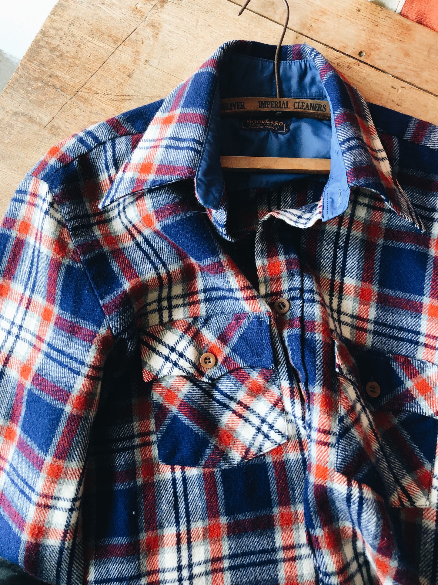 Vintage Button Down Plaid Flannel