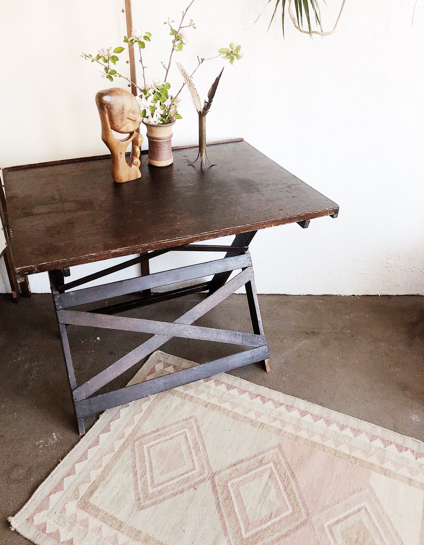 Vintage Handmade Drafting Desk