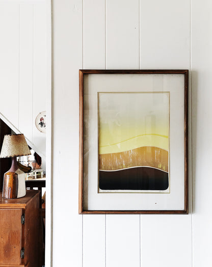 Original Vintage Screenprint