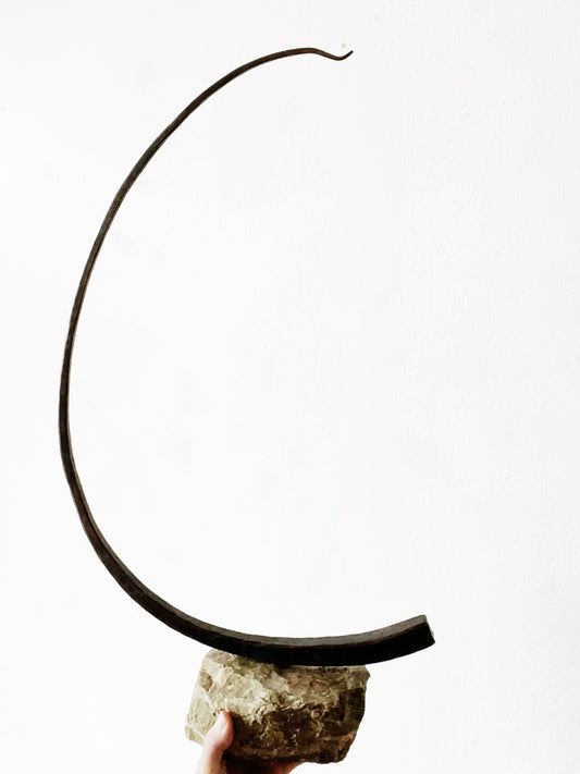 Brutalist Iron Sculpture