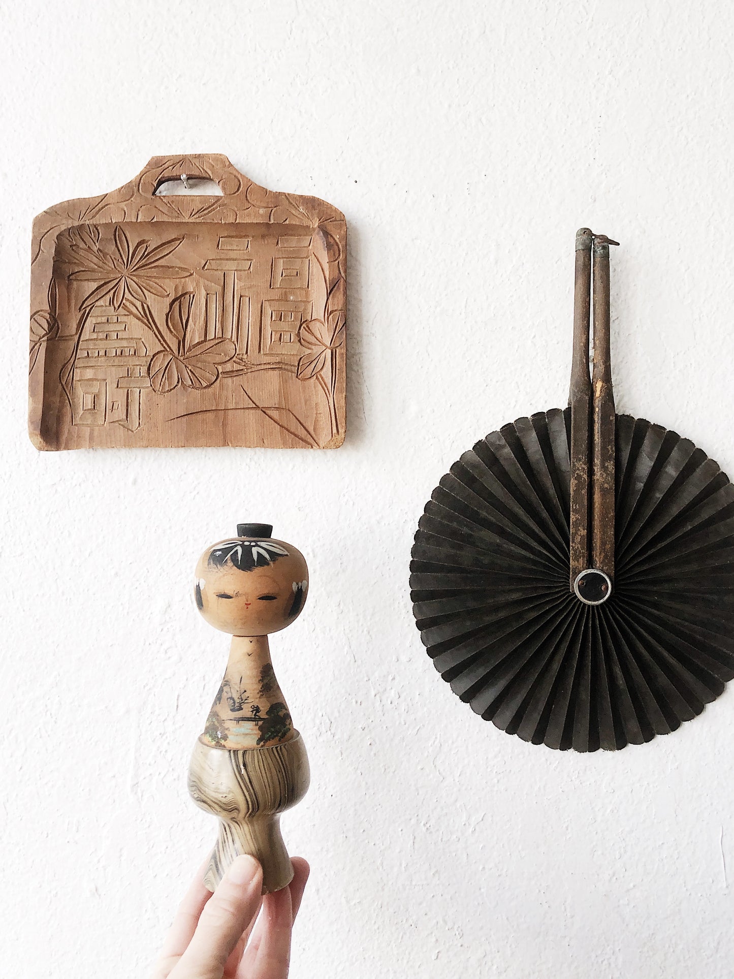 Vintage Wooden Dust Pan