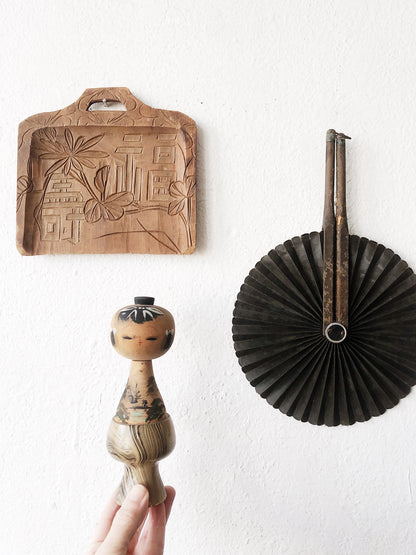 Vintage Wooden Dust Pan