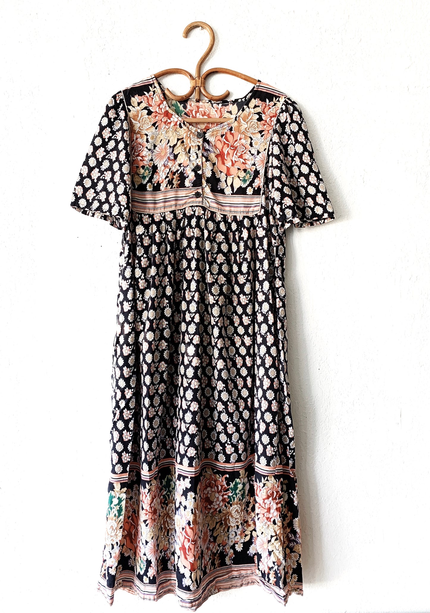 Vintage Cotton Dress With Pockets