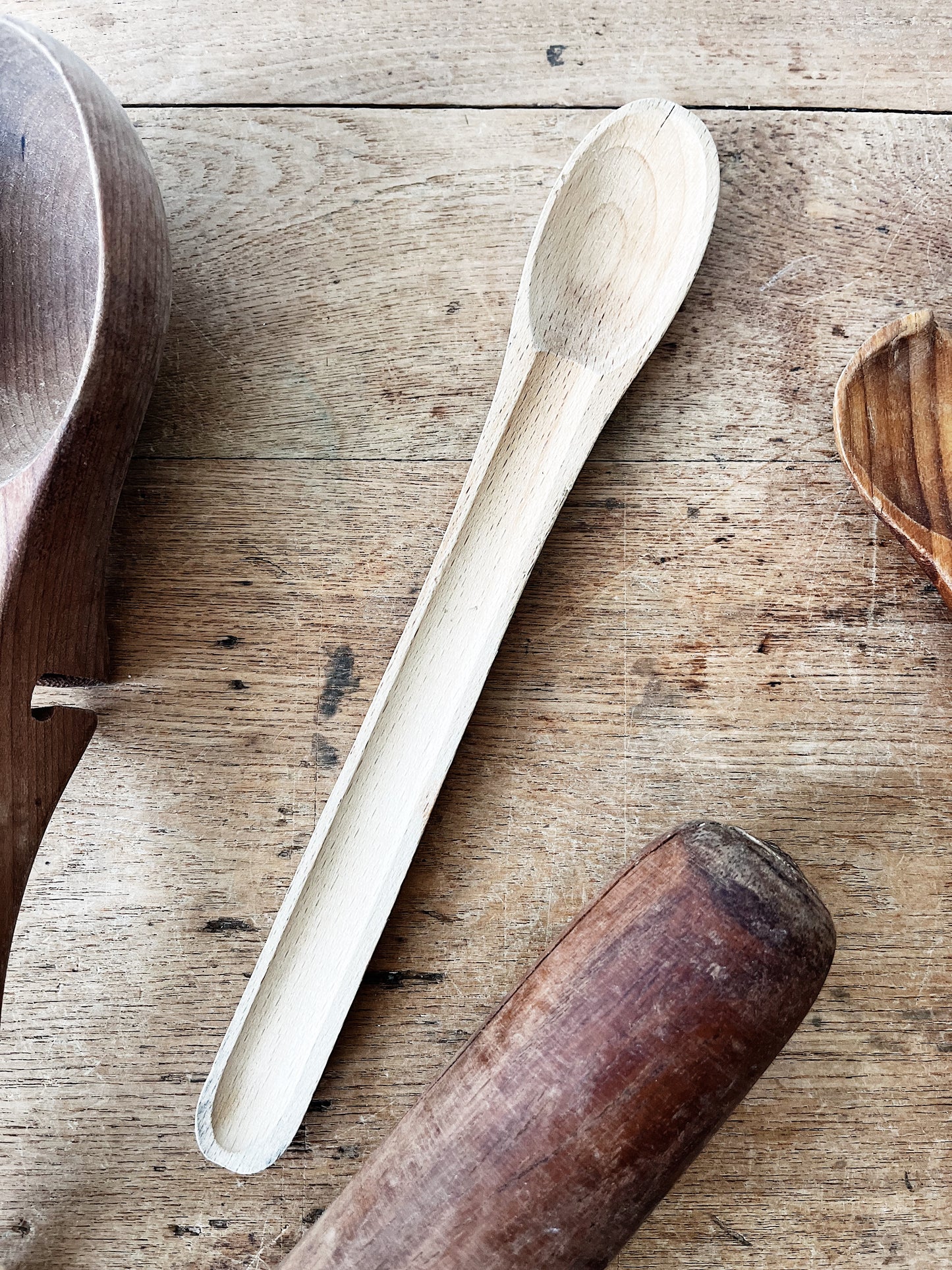 Primitive Wooden Utensil Collection