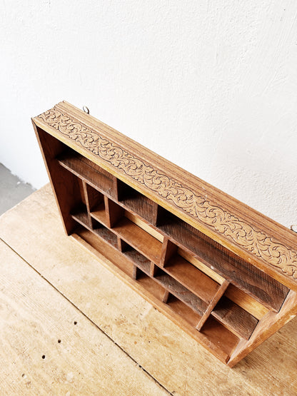 Antique Shadowbox Shelf