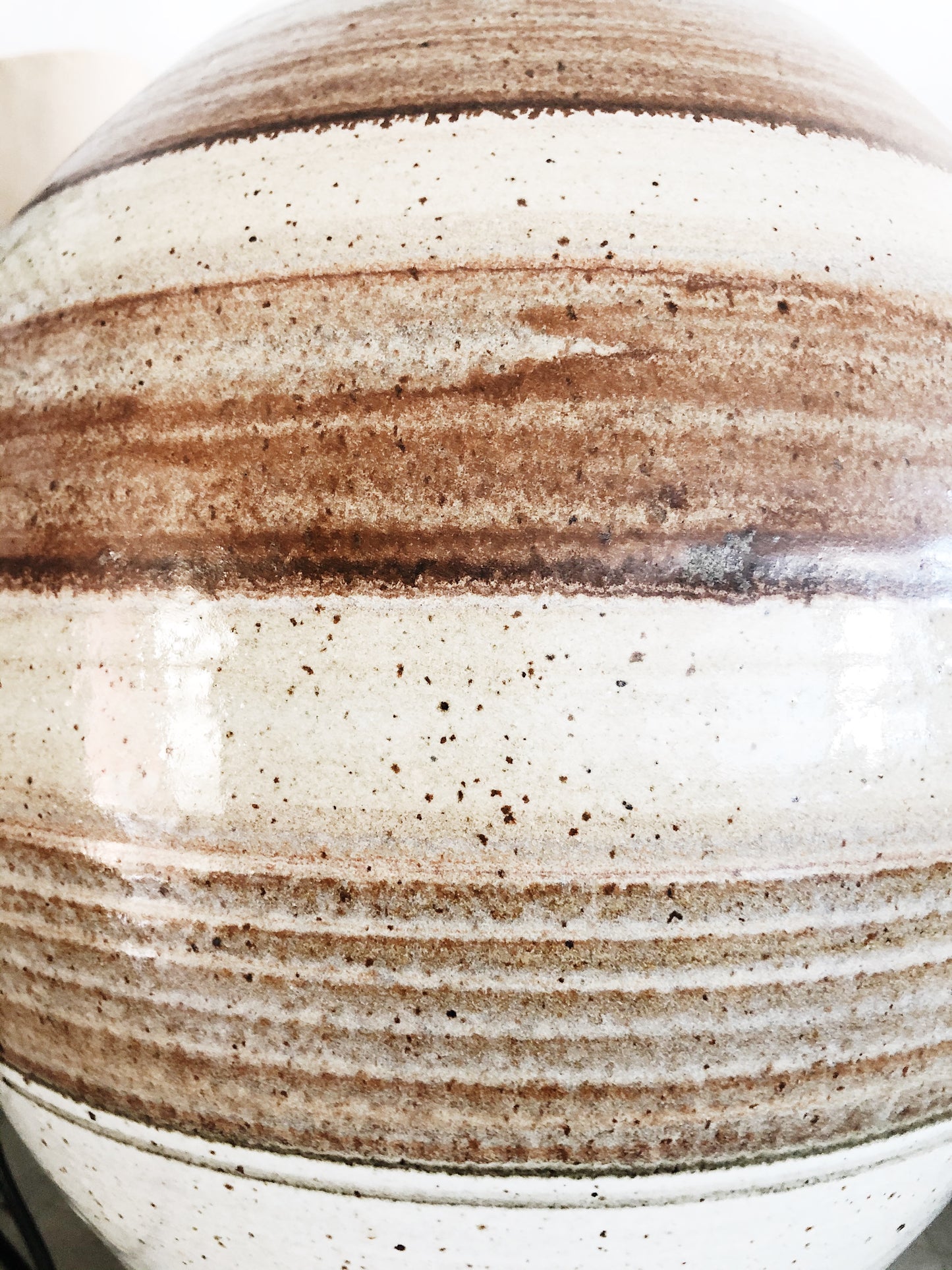 Vintage Handmade Pottery Lamp