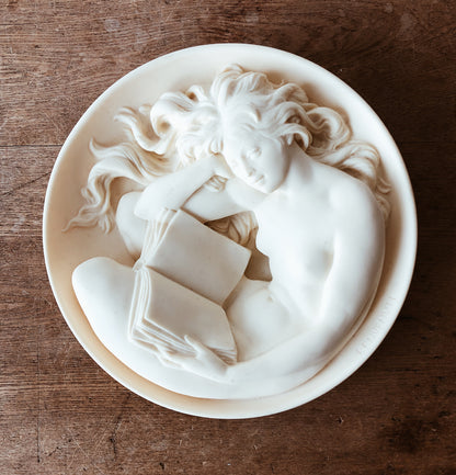 Vintage Benvenuti Alabaster Muse Sculpture