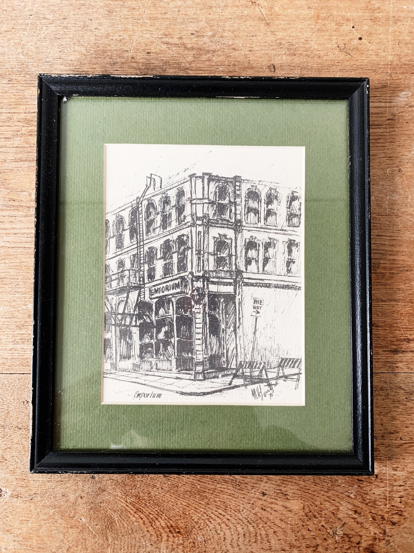 1970 M.H. Lovett Portland Architecture Sketches