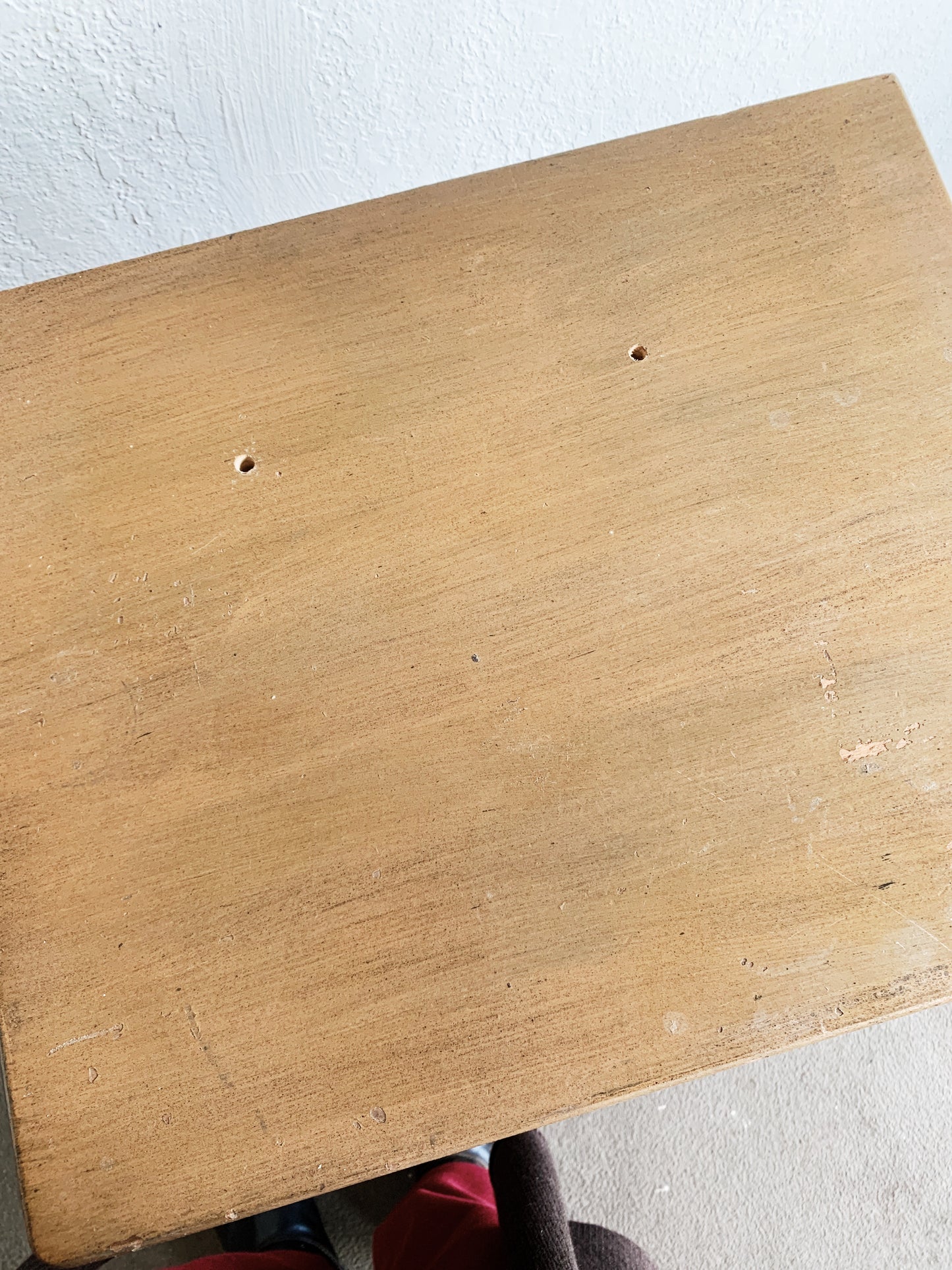 Vintage Wood Album Shelf/ Organizer