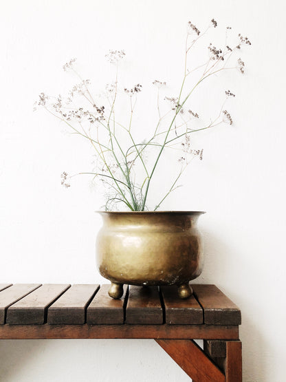 Vintage Handmade RedWood Bench