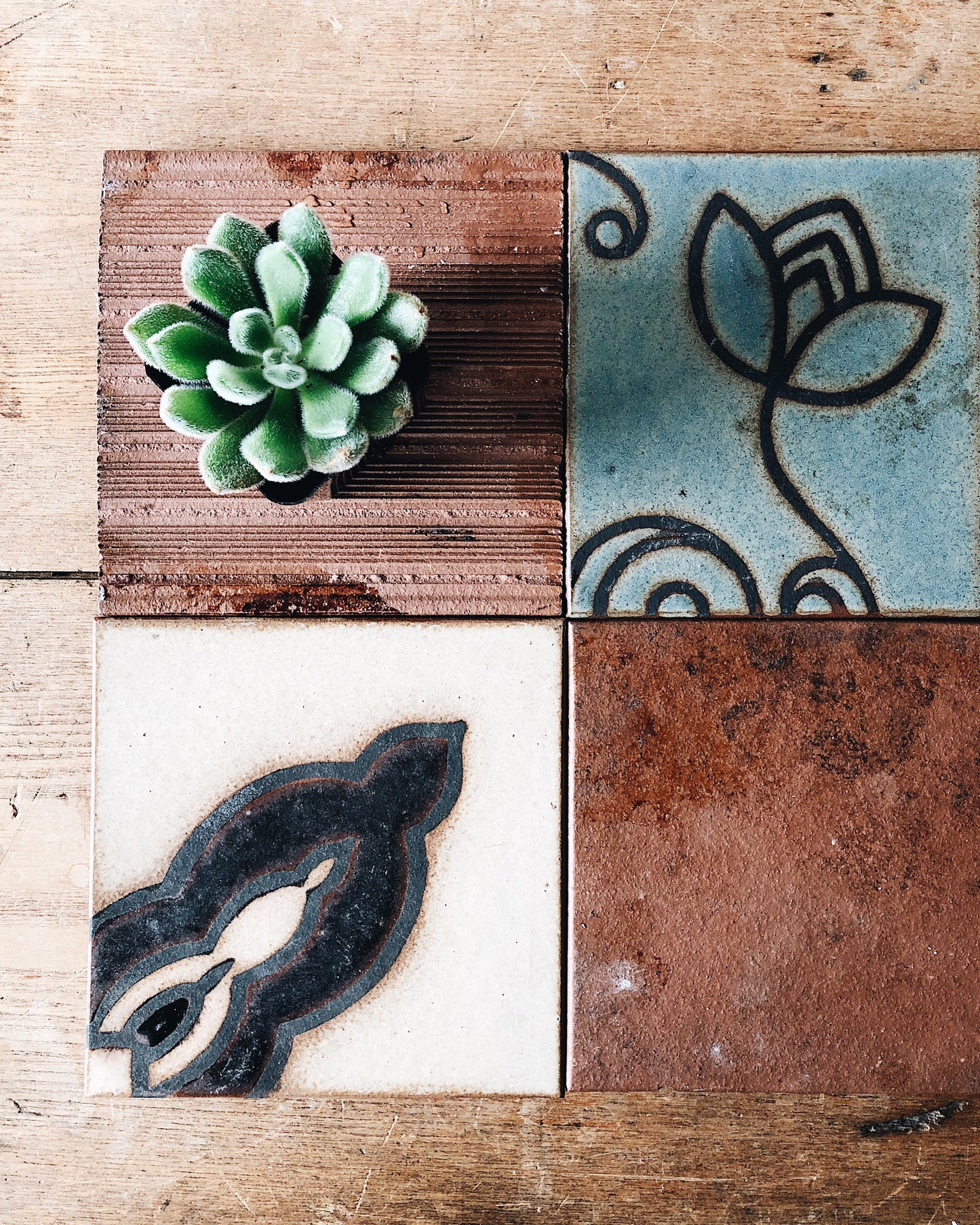 Heavy Clay Stylized Tiles