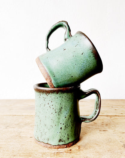 Oversized Studio Pottery Mug Pair