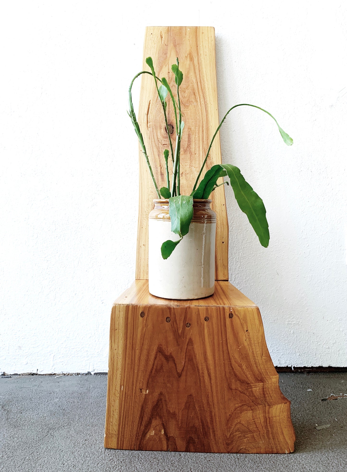 Handmade Live Edge Tall Stool