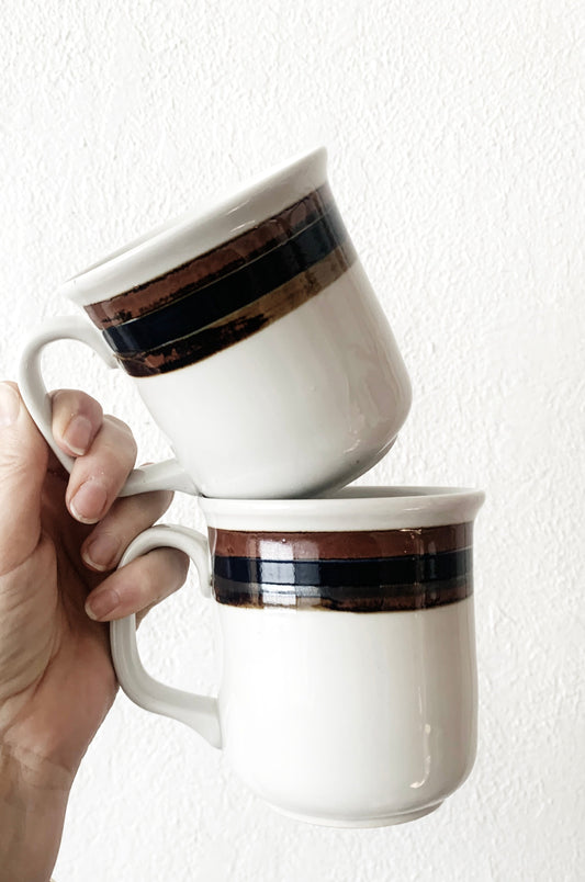 Vintage Mug Pair Lauffer Japan