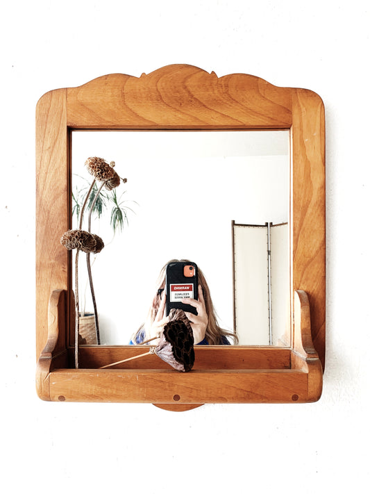 Vintage Mirror Shelf