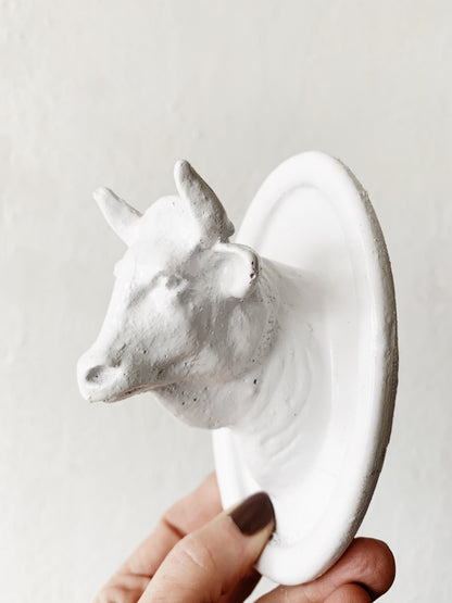 Vintage Plaster Bust with Hanger
