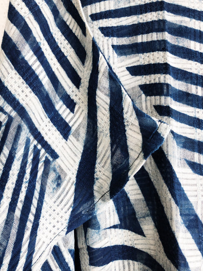 Block Printed Kimono Cover Up