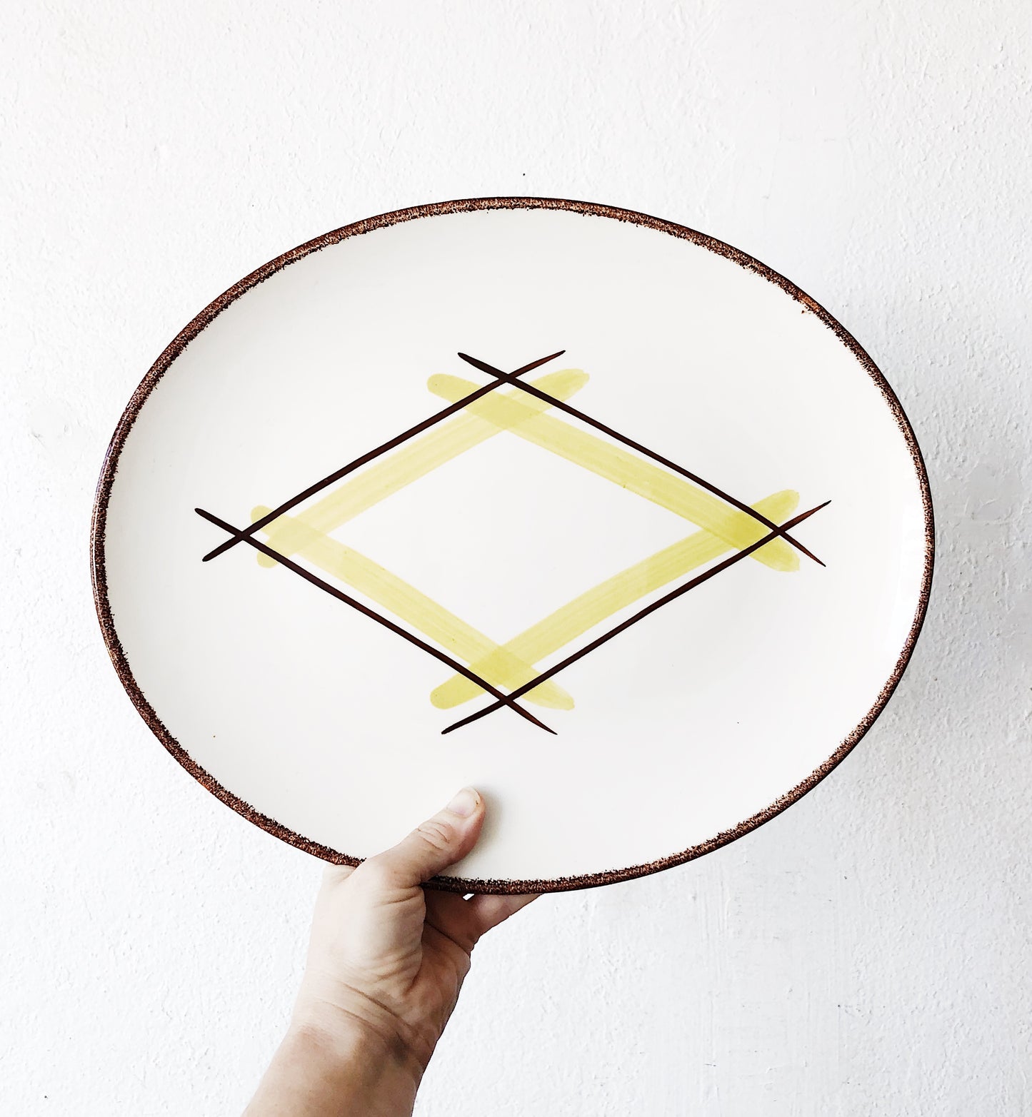 Large Vintage Ceramic Platter