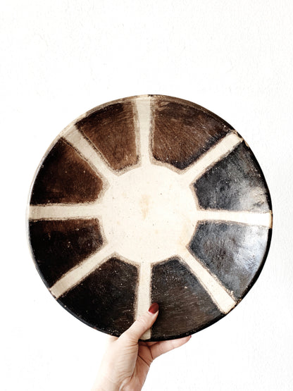 Honduran Handmade Clay Platter or Shallow Bowl