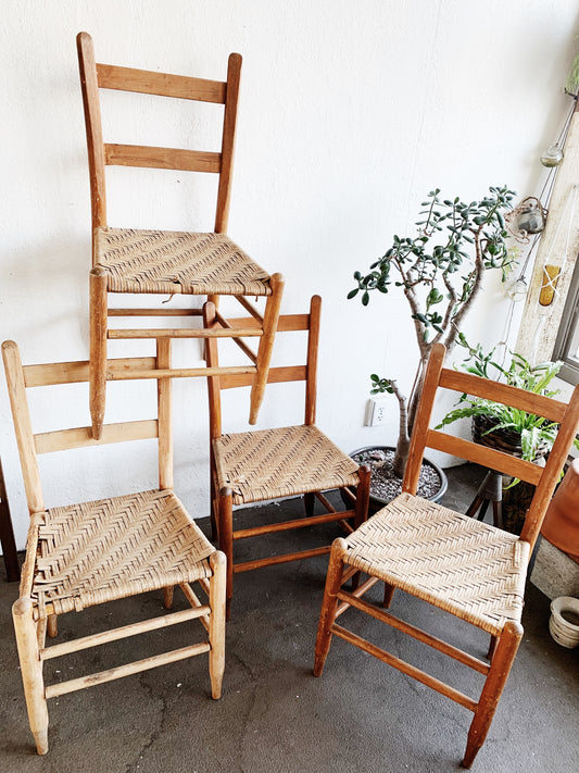 Set of Four Vintage Farmhouse chairs