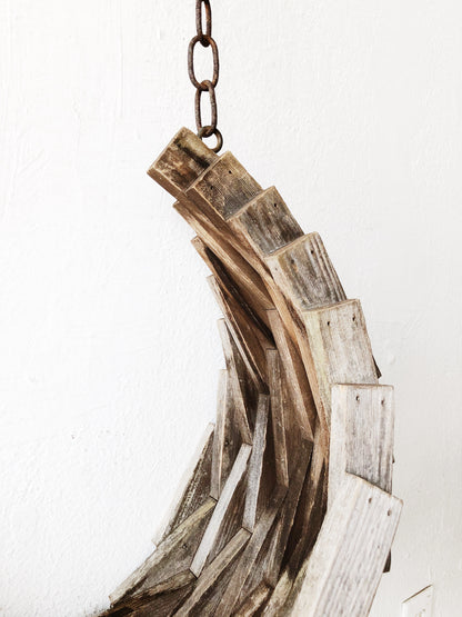 Tramp Art Half Moon Hanger