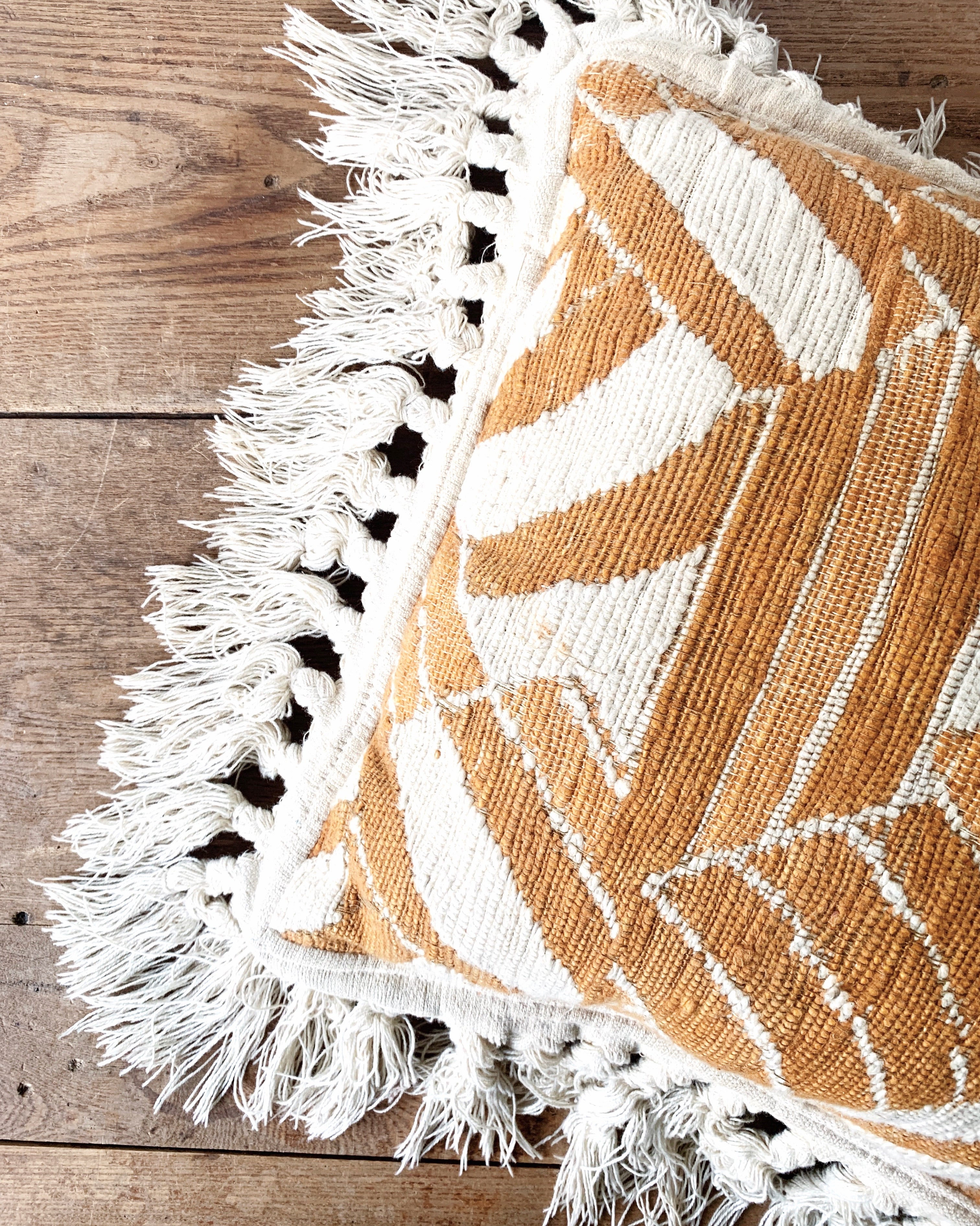 Vintage Indian Cotton Cushion - Thumbnail 2