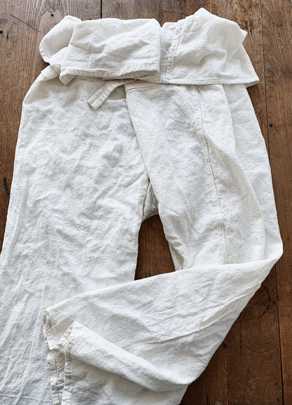 Unbleached Cotton Thai Wrap Pants