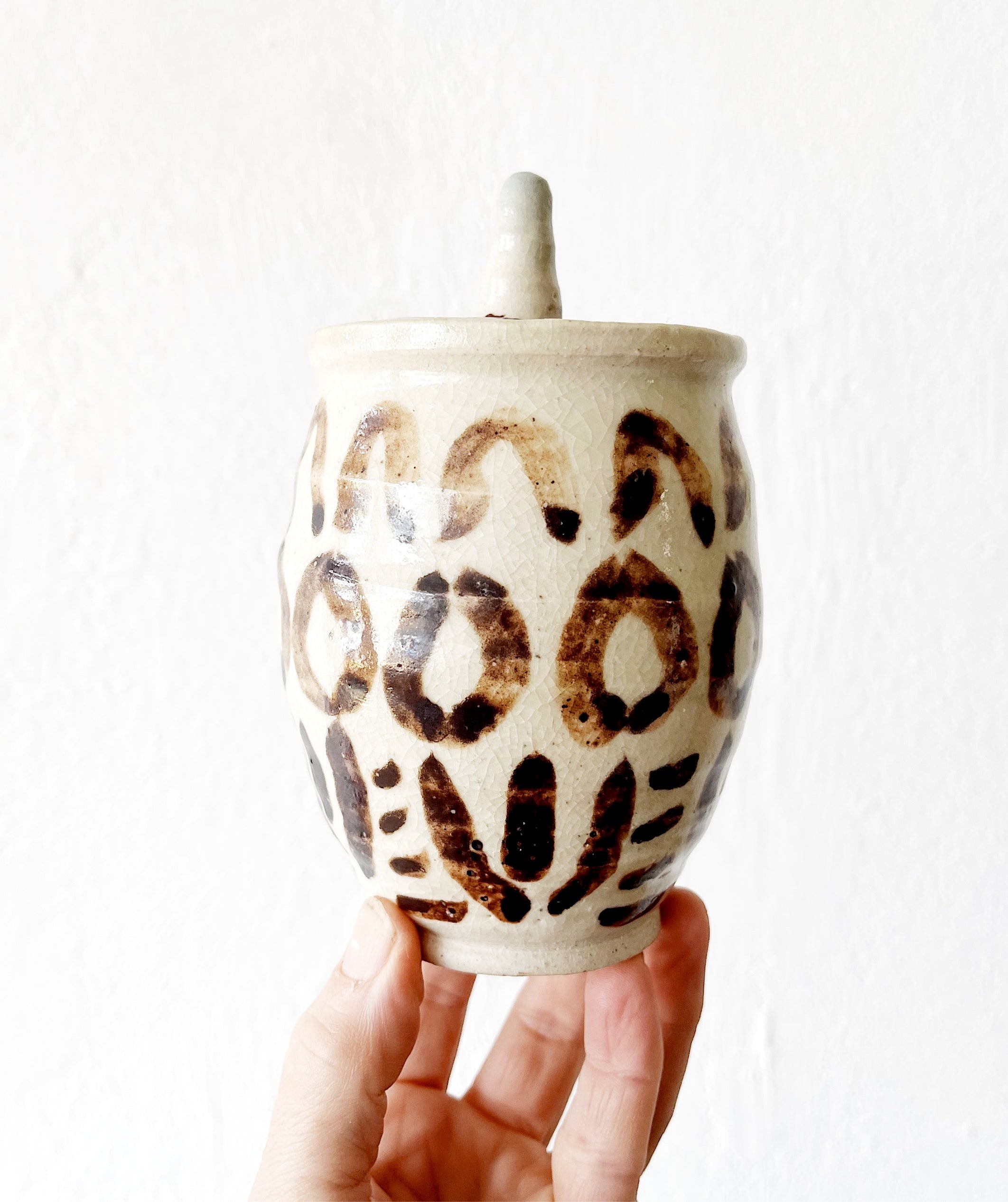 Handmade Lidded Stash Jar