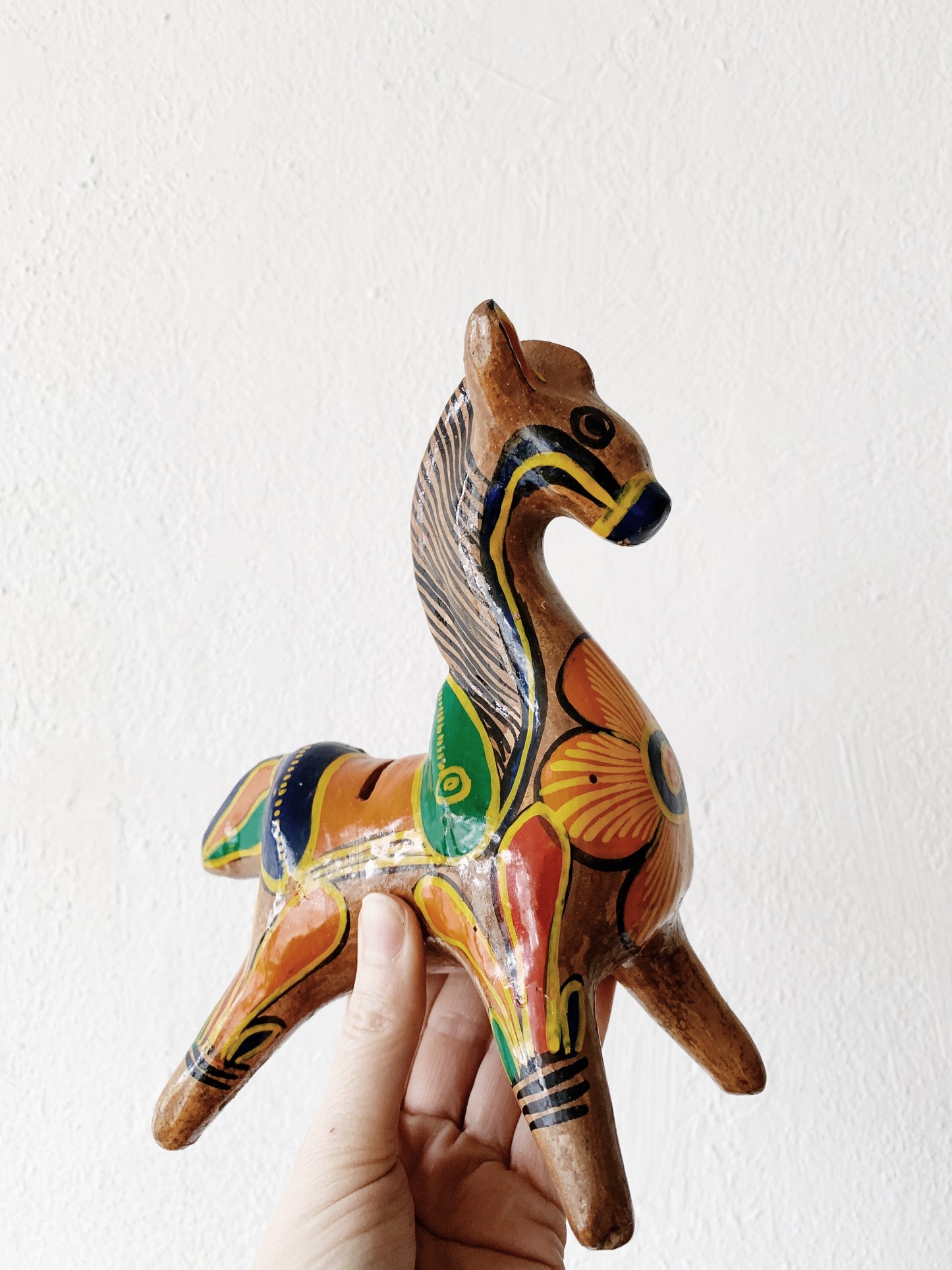 Hand Painted Pottery Bank