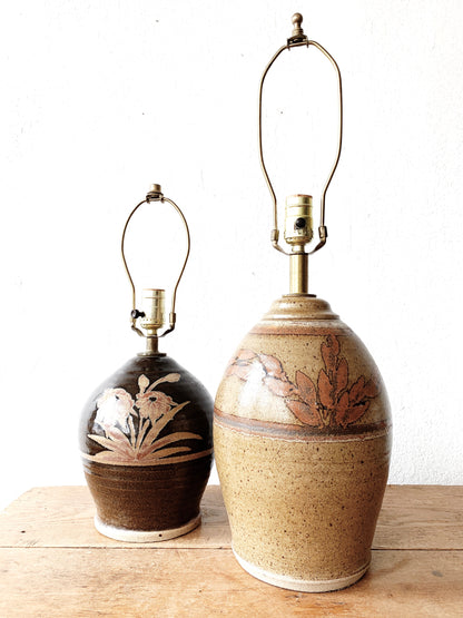 Vintage Pottery Lamp