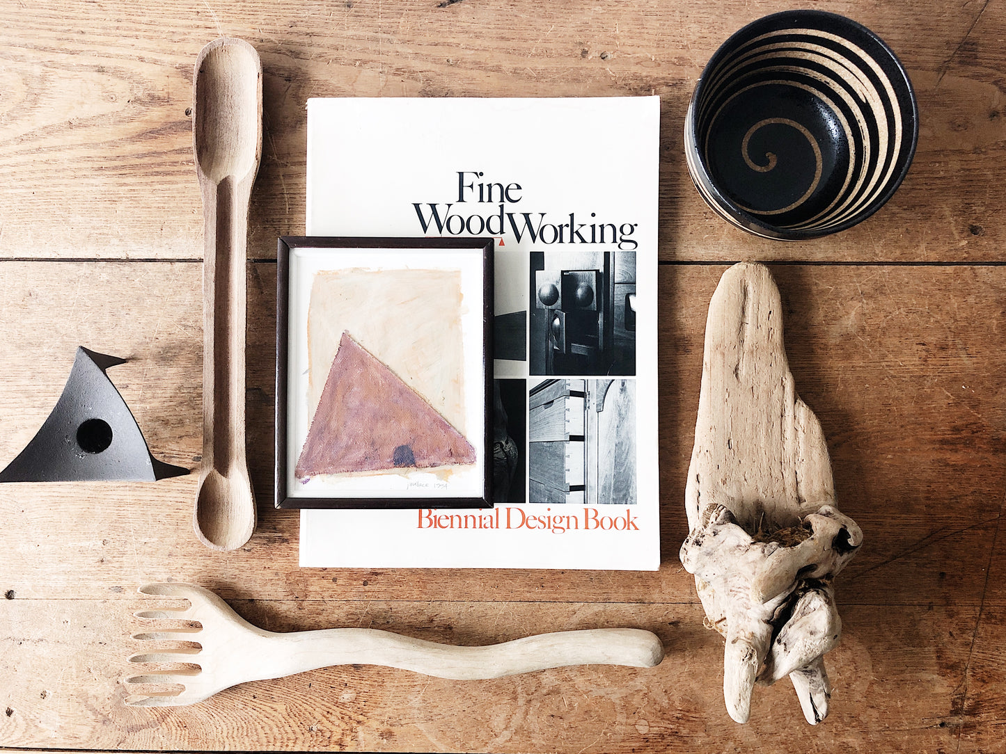 Handmade Driftwood Wall Planter