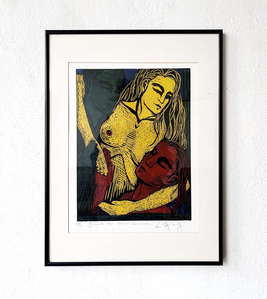 Vintage Original Screenprint